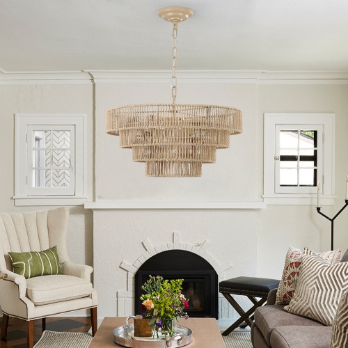 Bohemian Woven Chandelier