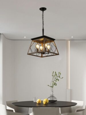 Farmhouse Chandelier 4 Lights Vintage Antique Chandelier Lamps -no Bulbs