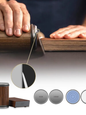 Kitchen Gadget Roller Sharpener Tungsten Steel Adjustable Angle Round