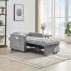 b476eb78-0b66-46e2-9526-38eca70638da.jpg 3-in-1 Fold-Out Sofa Bed Chair, Adjustable Backrest, Grey