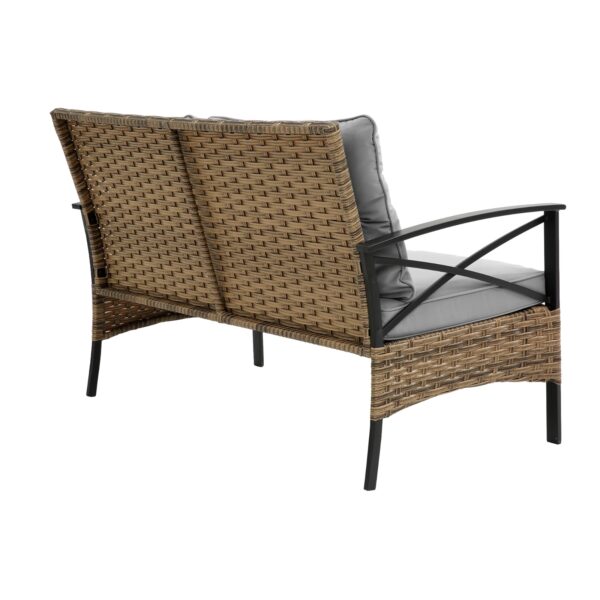 b8850cf5-fd07-4854-beb5-b8854cfa9ac8.jpg 4-Piece Rattan Wicker Patio Sectional Set - Outdoor Garden Furniture