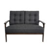 2-Person Sofa - Compact Loveseat for Living Room or Bedroom