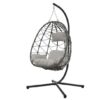 Indoor & Outdoor Hanging Swing Chair with Stand  - Basket Style
