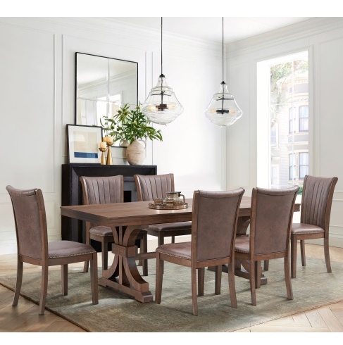 d3d92ec7-f94c-4c1e-8473-a2c5c7038d10.jpg 78.74" Rectangular Oak Dining Table – Mid-Century Modern Rubber Wood Table for 6–8