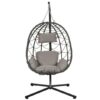 Indoor & Outdoor Hanging Swing Chair with Stand  - Basket Style