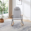 Modern Upholstered Rocking Chair – Comfy Side Chair for Any Room