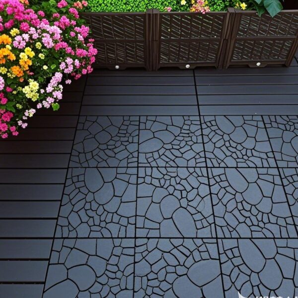 Waterproof, Wear-resistant, DIY Assembly, Garden, Courtyard, Balcony,plastic Flooring