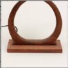 Wooden Base Decorative Table Lamp – 21" for Living Room or Bedroom