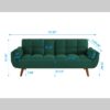 Fabric Sofa - Comfortable Home Seating for Living Room or Bedroom