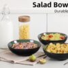 Creative Western  Kiln Change Peacock Green Bowl 30oz Bowl Set Of 4 For Cereal, Salad, Pasta, Soup, Dessert, Serving Dishwasher, Microwave And Oven