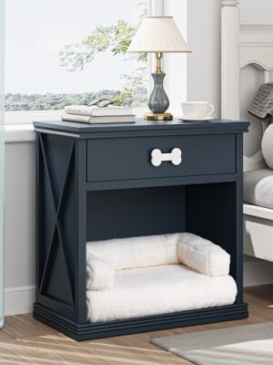 Vintage Small Locker With LED Lights And Pet Bed