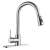 Pull-Out Kitchen Sink Faucet – Hot & Cold Brushed Copper Design