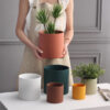 fb7b254a-dd17-4bfe-b8fc-7fce7b9bf2b0.jpg Nordic Industrial Ceramic Flowerpot – Colorful Cylindrical Planter with Drainage Tray