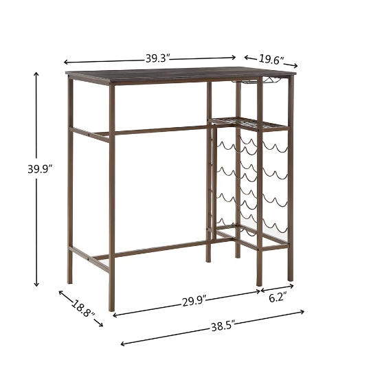 3-Piece Bar Table Set