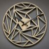 2850275855700.jpg Geometric pattern wall clock