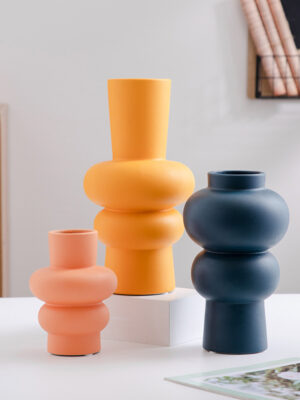 Nordic Minimalist Ceramic Flower Vase