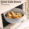 27oz Ceramic Kitchen Bowl Set of 4 – Microwave & Oven Safe