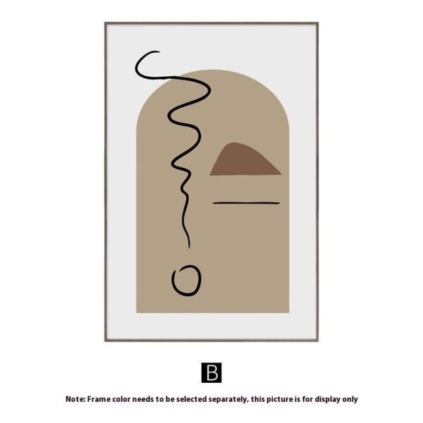 Living Room Background Wall Mural – Modern Decorative Painting