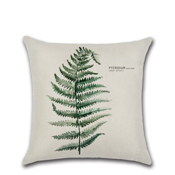 10967032627896.jpg Elegant Flax Leaf Pillow – Decorative Throw Cushion