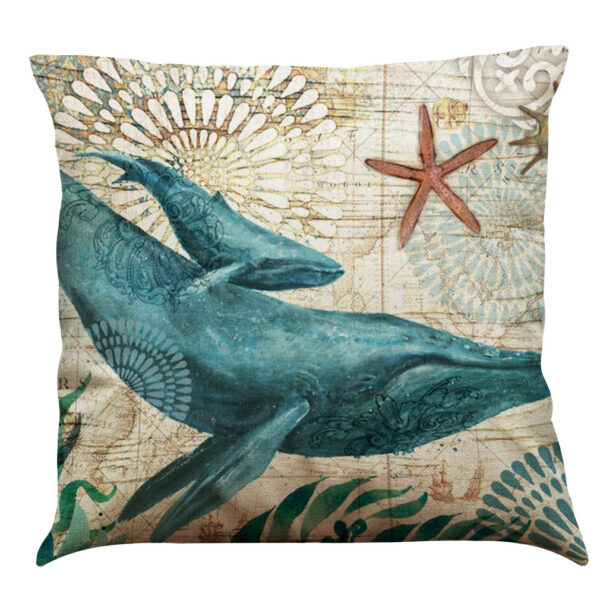 1526a904-f646-4e62-94f2-b23b012113b2.jpg Sea Turtle Printed Cushion Cover – Decorative Throw Pillow Case