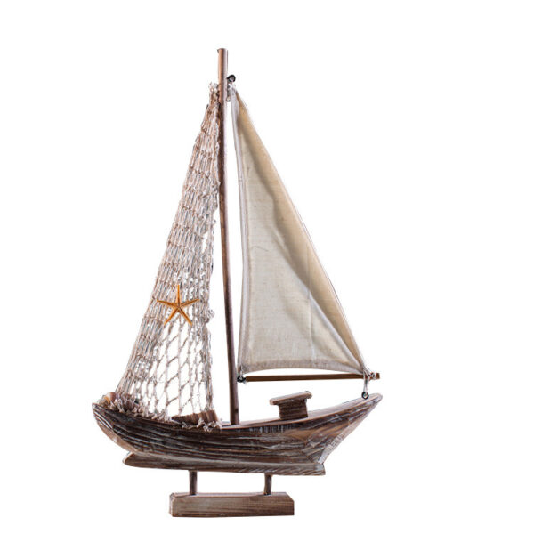 Antique Fishing Boat Model – Creative Home Decoration