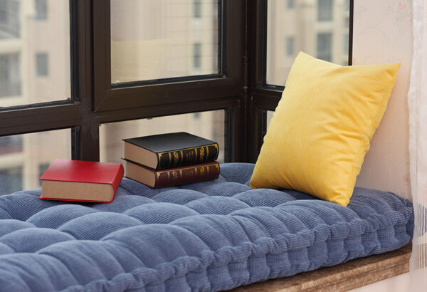 Thick Tatami Balcony Cushion – Japanese Floor Seating Pad