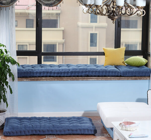 Thick Tatami Balcony Cushion – Japanese Floor Seating Pad