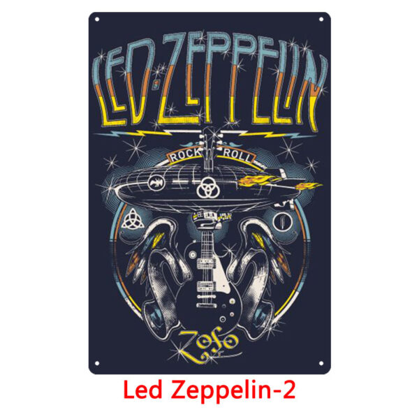 Retro Tin Metal Wall Decor – Classic European & American Iron Painting