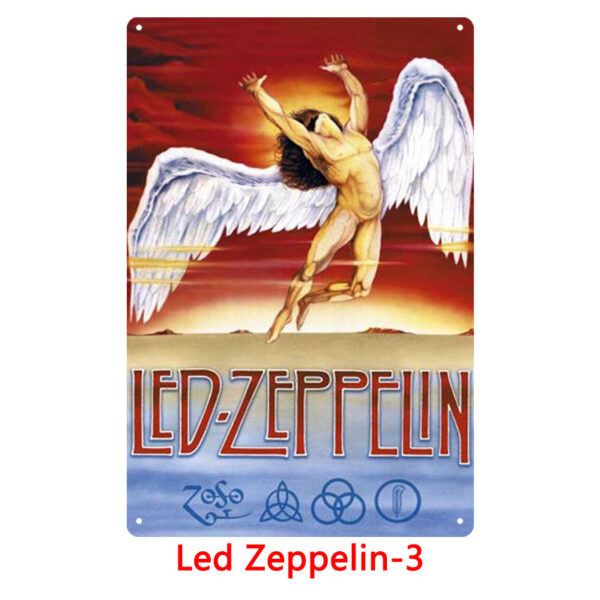 Retro Tin Metal Wall Decor – Classic European & American Iron Painting