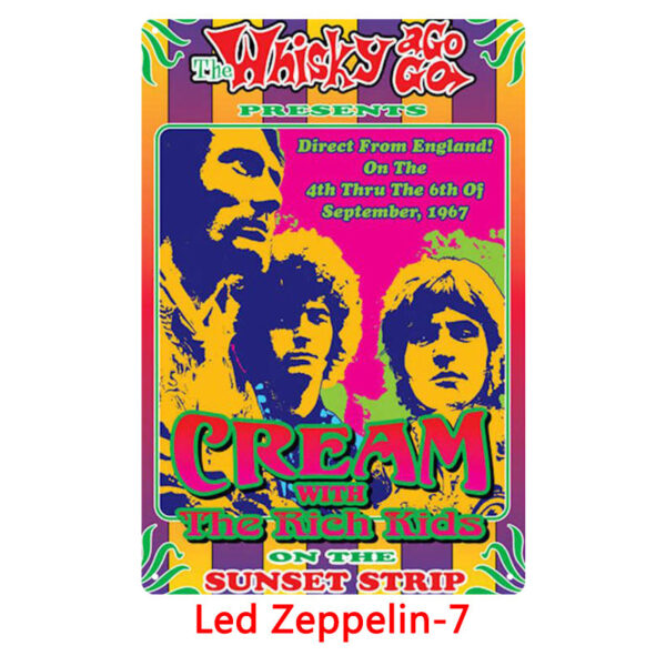 Retro Tin Metal Wall Decor – Classic European & American Iron Painting