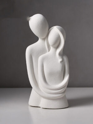 Nordic Abstract Figure Statue – Modern Home Decoration