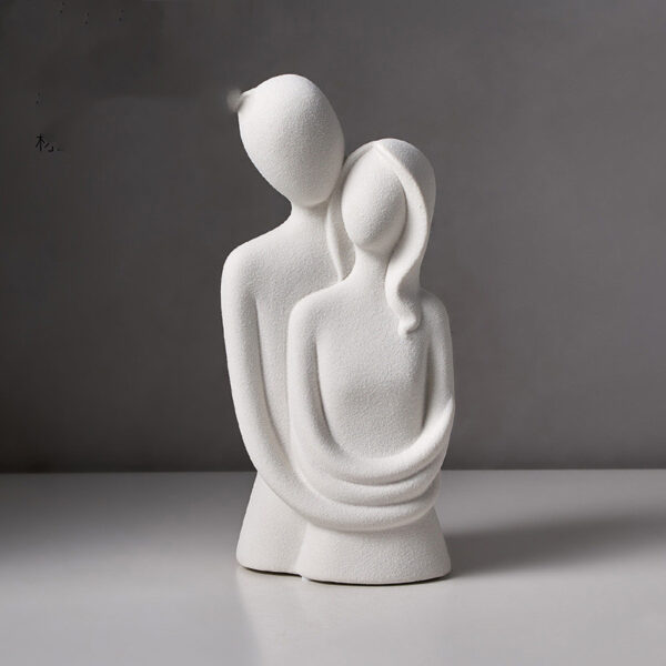 Nordic Abstract Figure Statue – Modern Home Decoration