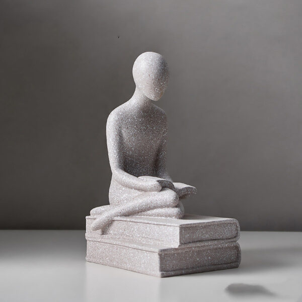 Nordic Abstract Figure Statue – Modern Home Decoration