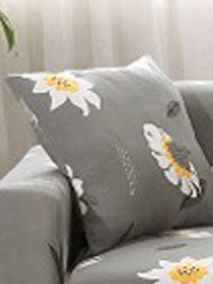 Printed Sofa Cushion Cover – Decorative Elastic Sofa Protector