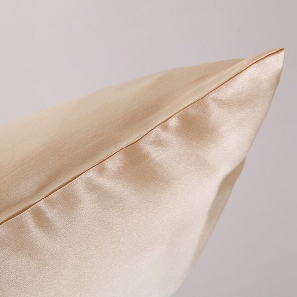 211038991613.jpg Satin Ice Silk Pillowcase – Solid Color Smooth Single Pillow Cover