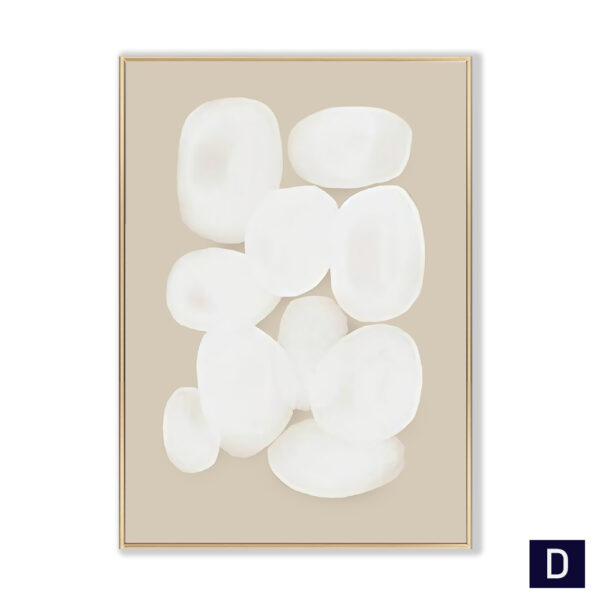 Luxury Geometric Shapes Canvas Poster – Modern Room Wall Decor