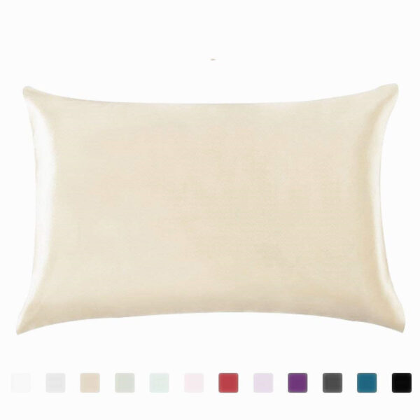 2733811527585.jpg Satin Ice Silk Pillowcase – Solid Color Smooth Single Pillow Cover