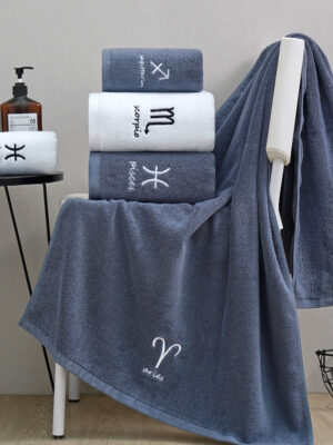 Constellation Cotton Towel Set – Soft Absorbent Home Towels