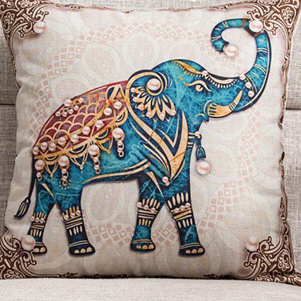 4158955332899.jpg Elephant Pillow Cushion Cover – Decorative Animal Print Pillowcase