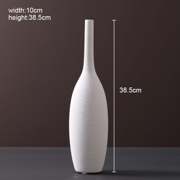 Nordic Scandinavian Ceramic Vase – Modern Home Decoration