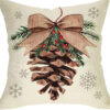 Winter Series Linen Throw Pillow Cover – Seasonal Home Decor