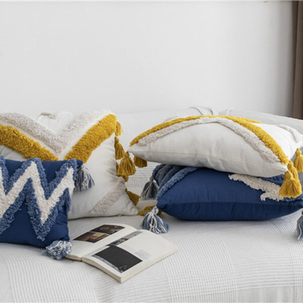 Cotton Canvas Pillow Cover – Decorative Cushion Case