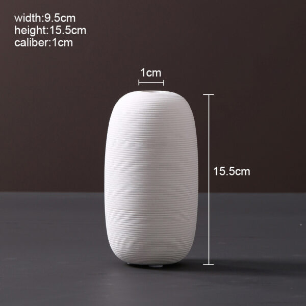 Nordic Scandinavian Ceramic Vase – Modern Home Decoration
