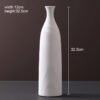Nordic Scandinavian Ceramic Vase – Modern Home Decoration