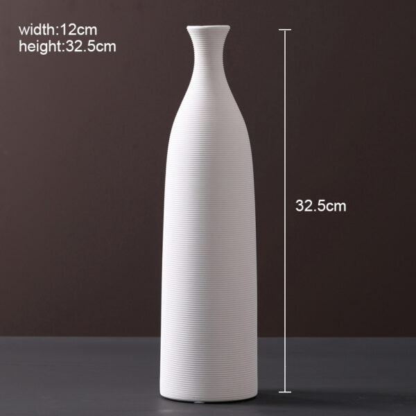 Nordic Scandinavian Ceramic Vase – Modern Home Decoration