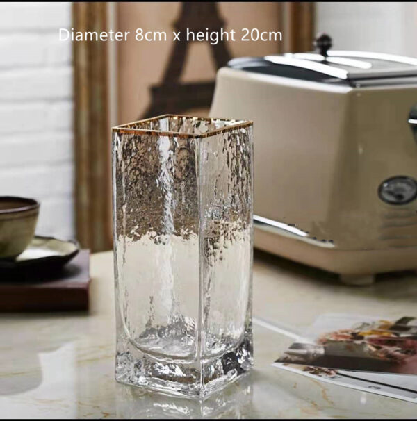 993bf428-b457-48f1-9ae3-41214b6771f8.jpg Transparent Gold-Painted Glass Vase – Home & Wedding Decoration