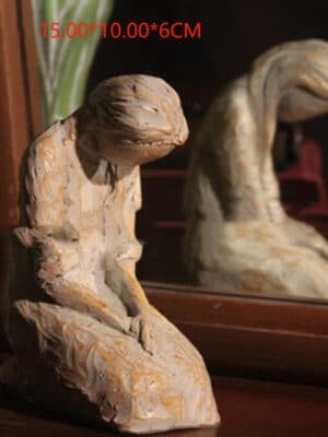 Wood-Like Resin Home Decoration Ornament