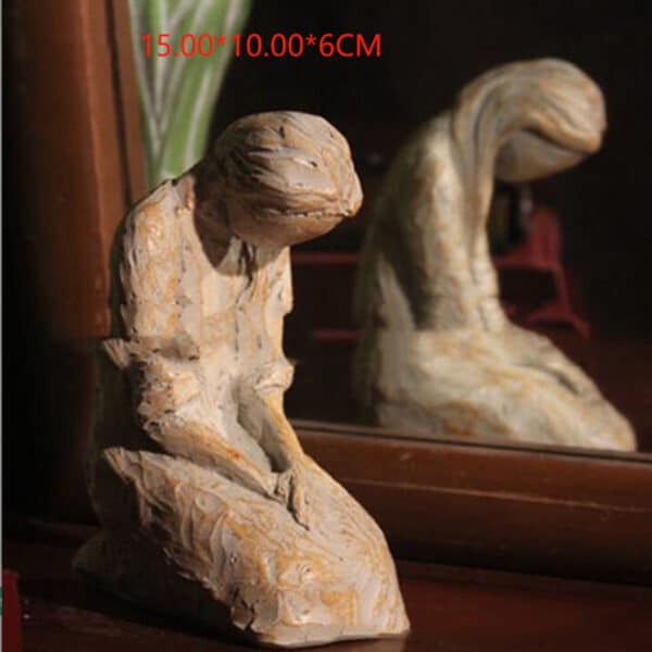 Wood-Like Resin Home Decoration Ornament