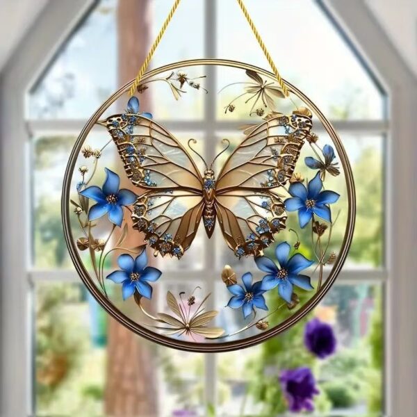 c66d0596-5e85-4e78-8358-b3e5ab4d6baa.jpg Acrylic Butterfly Wall Hanging – Creative Home Decoration