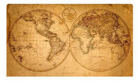 Earth Canvas Painting – Modern Living Room Wall Poster Decor